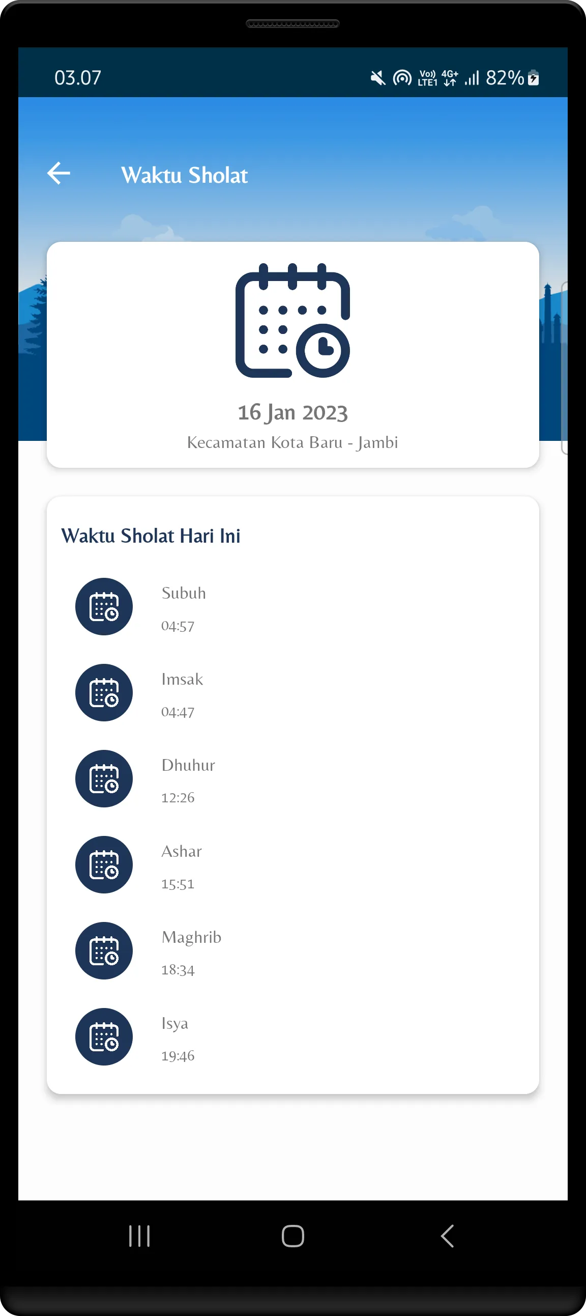 Jadwal Ramadhan | Indus Appstore | Screenshot