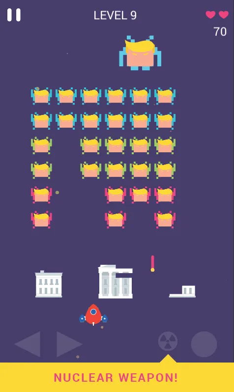 Trump Space Invaders | Indus Appstore | Screenshot