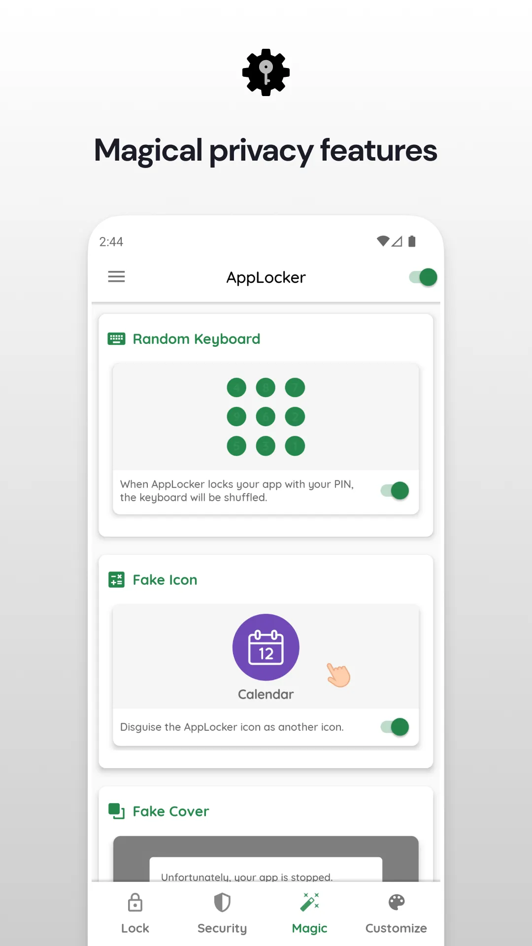 App Lock: Fingerprint, Pattern | Indus Appstore | Screenshot