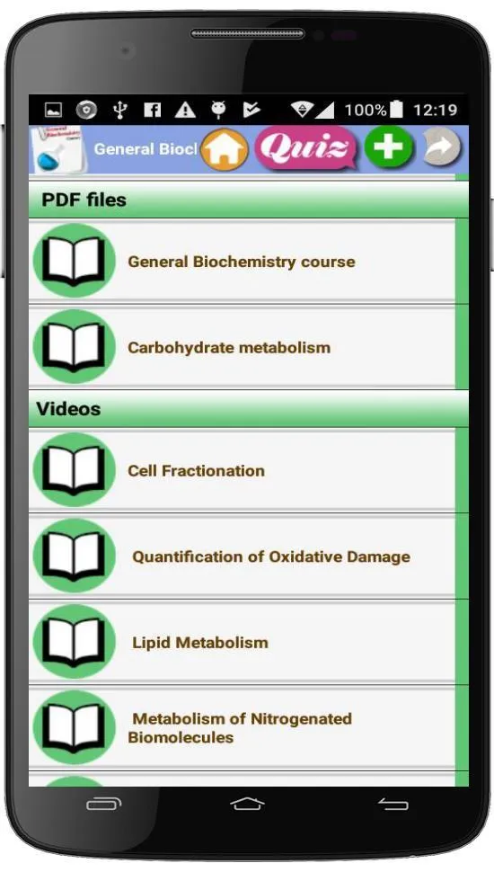 General Biochemistry course | Indus Appstore | Screenshot