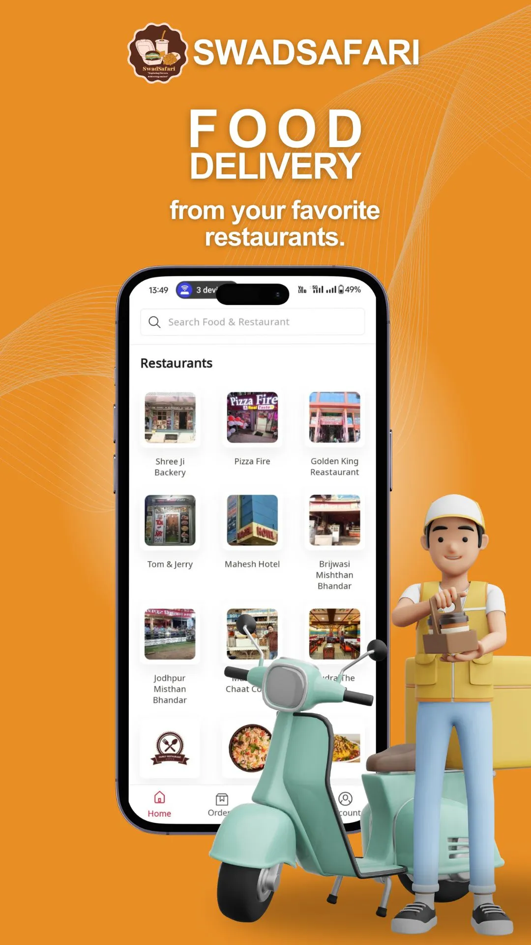 Swad Safari-Food Delivery App | Indus Appstore | Screenshot