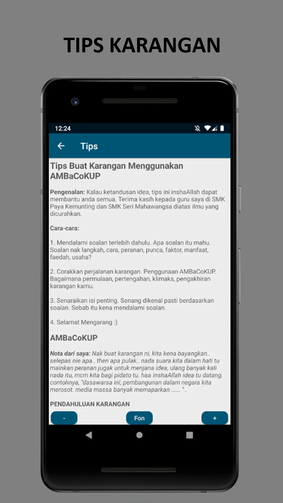 Karangan Cemerlang SPM | Indus Appstore | Screenshot