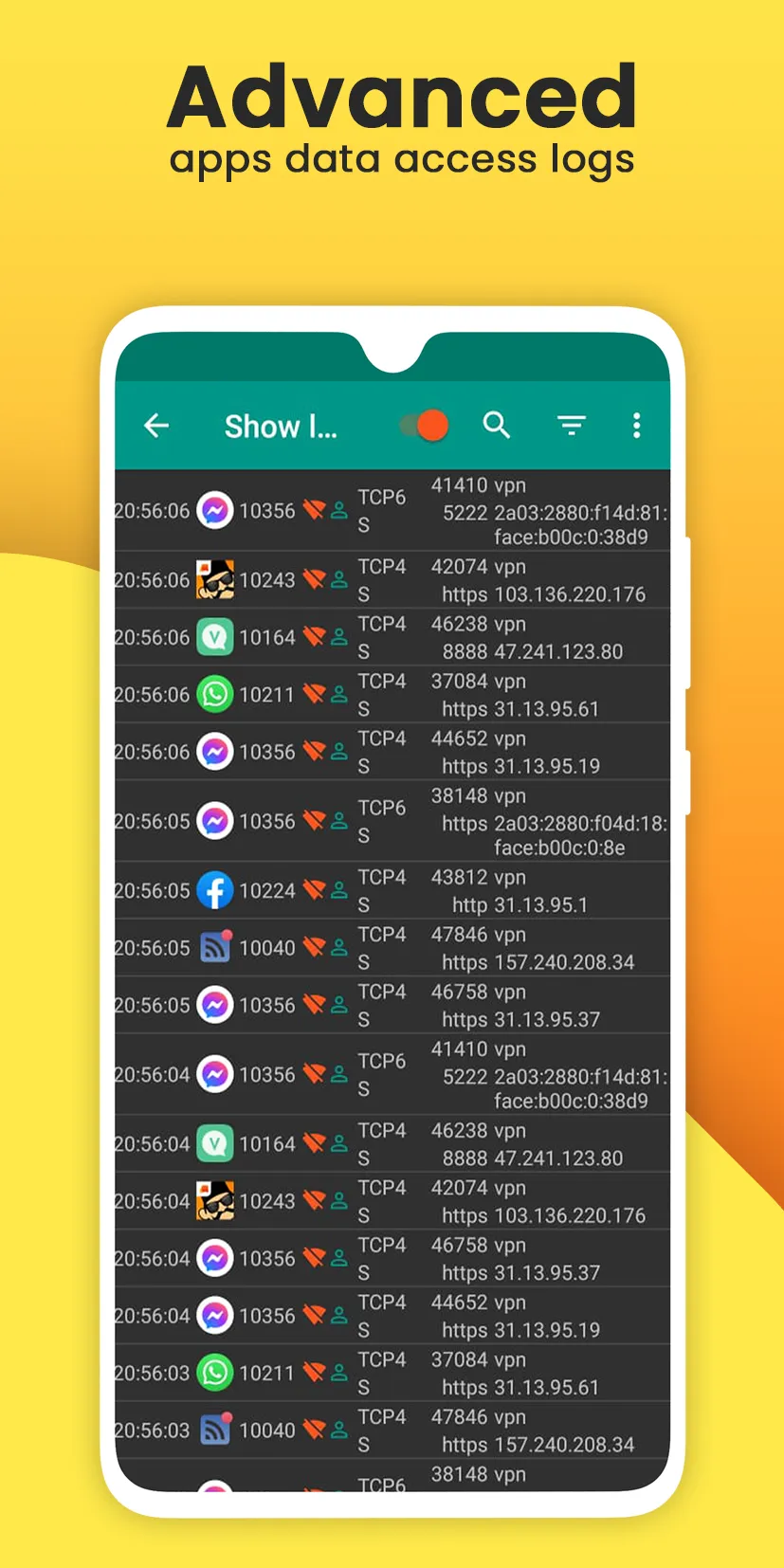 DataGuard No Root Firewall, In | Indus Appstore | Screenshot