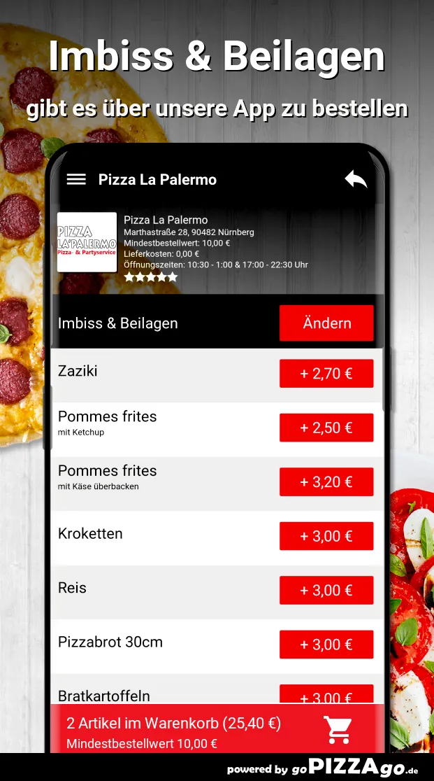 Pizza La Palermo Nürnberg | Indus Appstore | Screenshot