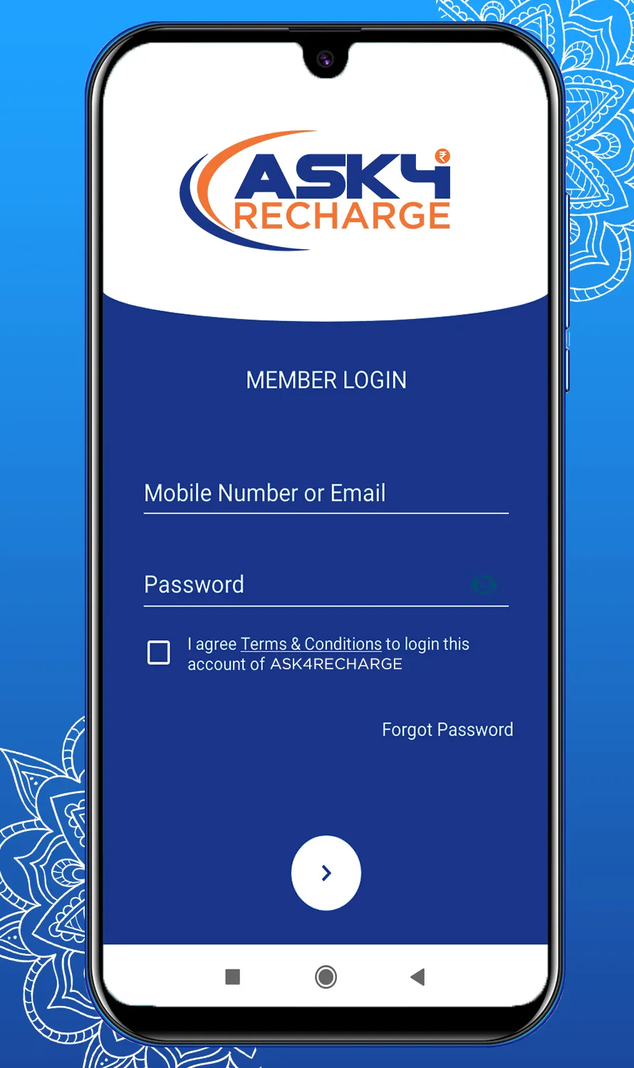 Ask4Recharge | Indus Appstore | Screenshot