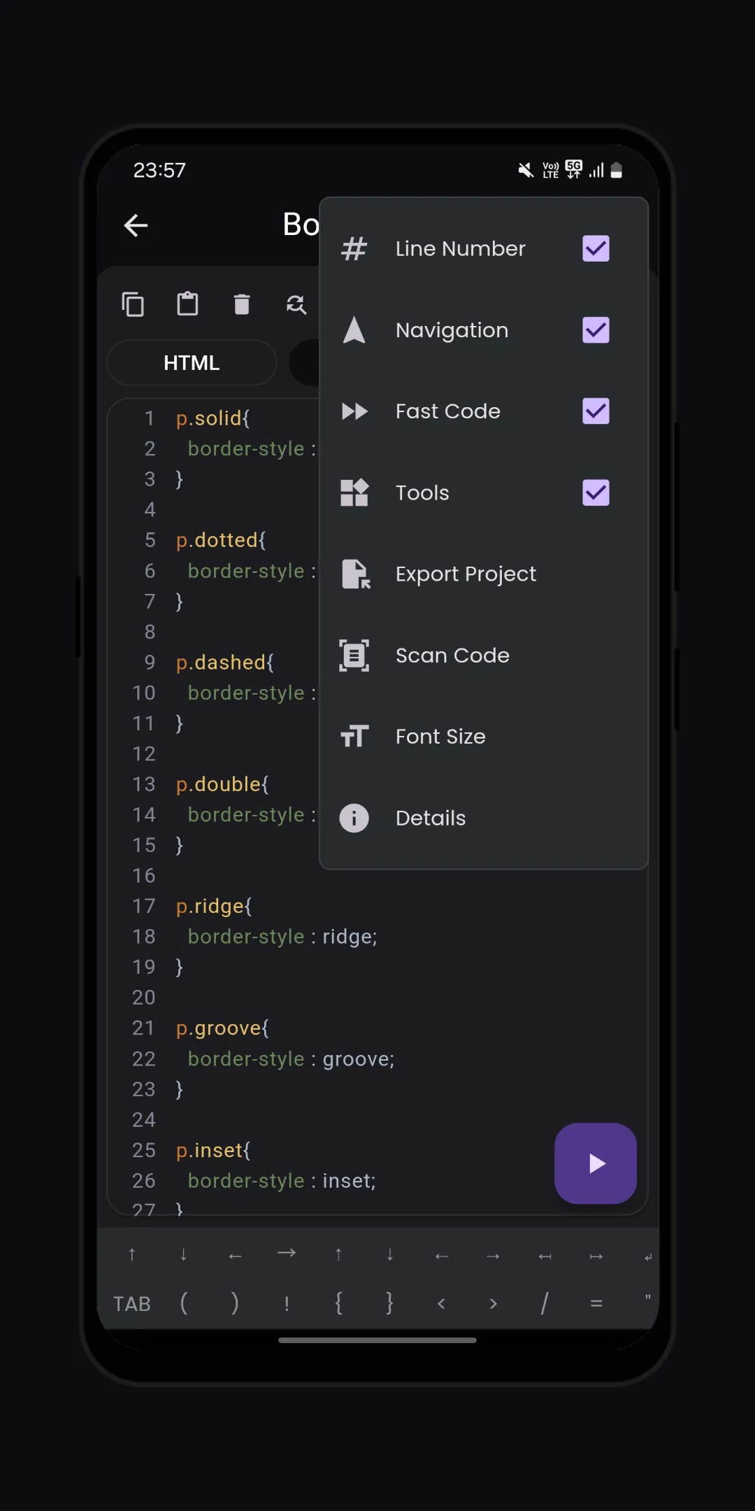 HTML Creator | Indus Appstore | Screenshot