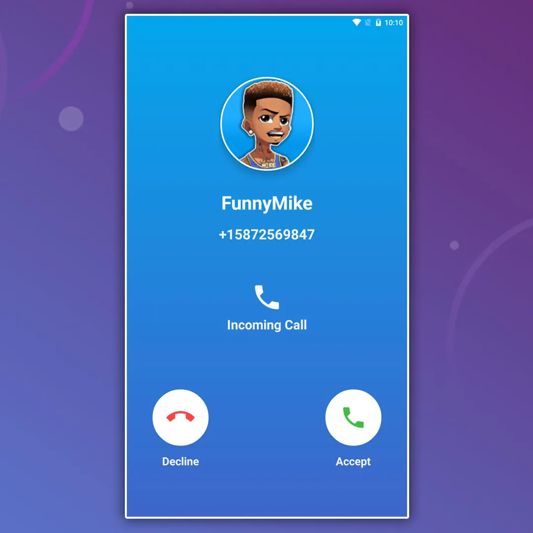 FunnyMike Fake Call | Indus Appstore | Screenshot