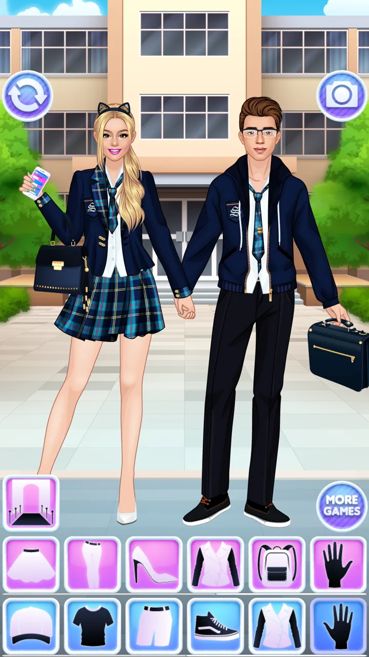 College Girl & Boy Makeover | Indus Appstore | Screenshot