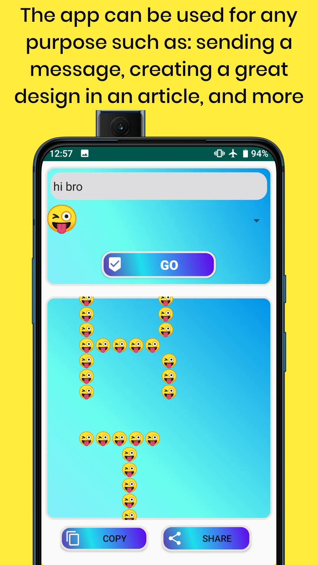 Text to emoji 🤩  emoji letter | Indus Appstore | Screenshot