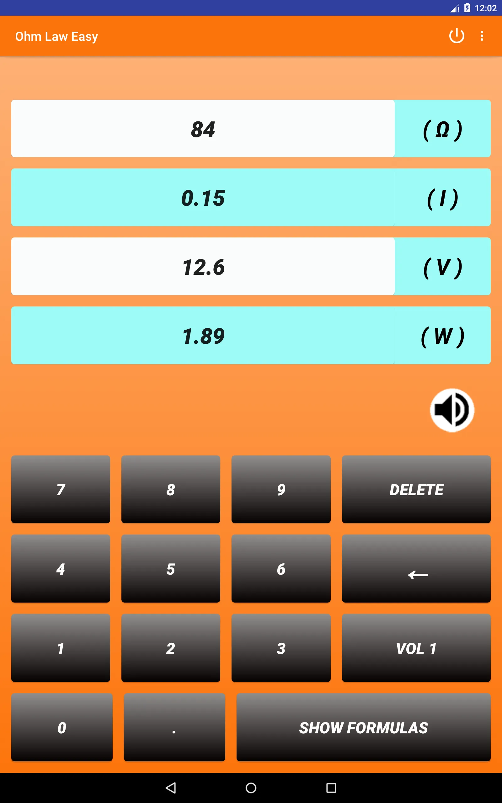 Ohm's law easy | Indus Appstore | Screenshot