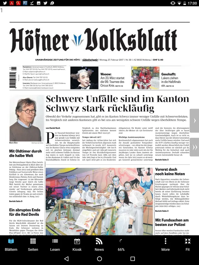 Höfner Volksblatt | Indus Appstore | Screenshot