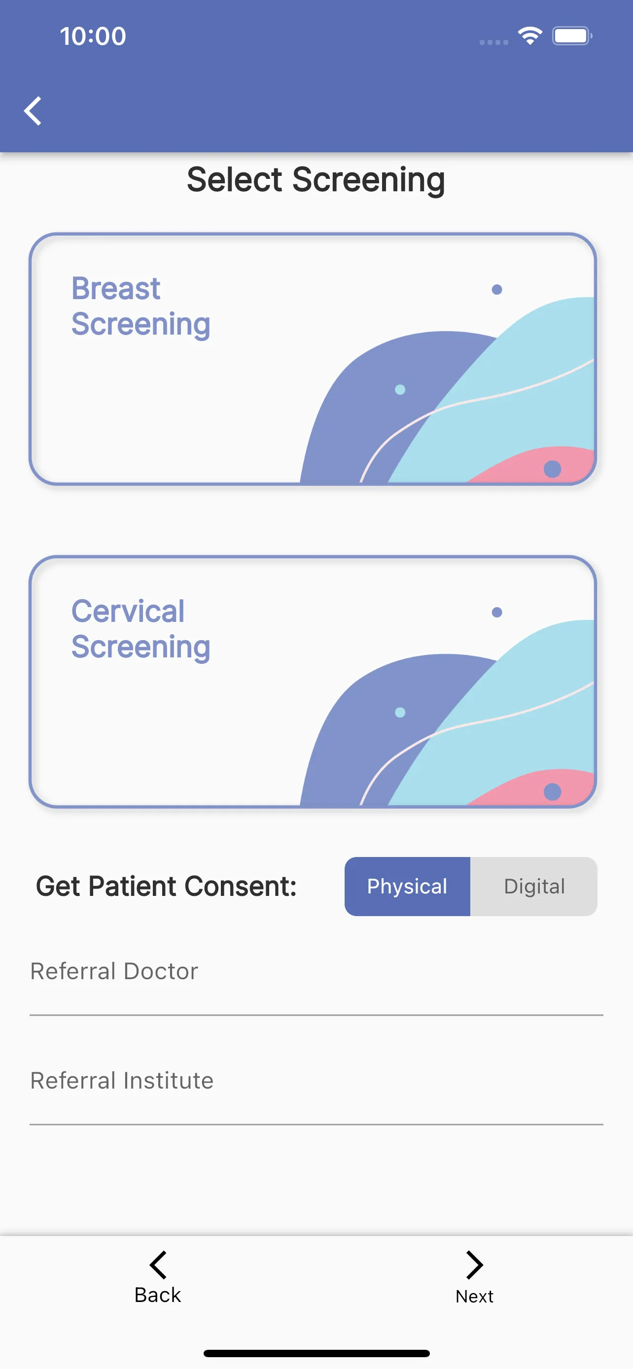 SSNPP App, Cancer Screening | Indus Appstore | Screenshot