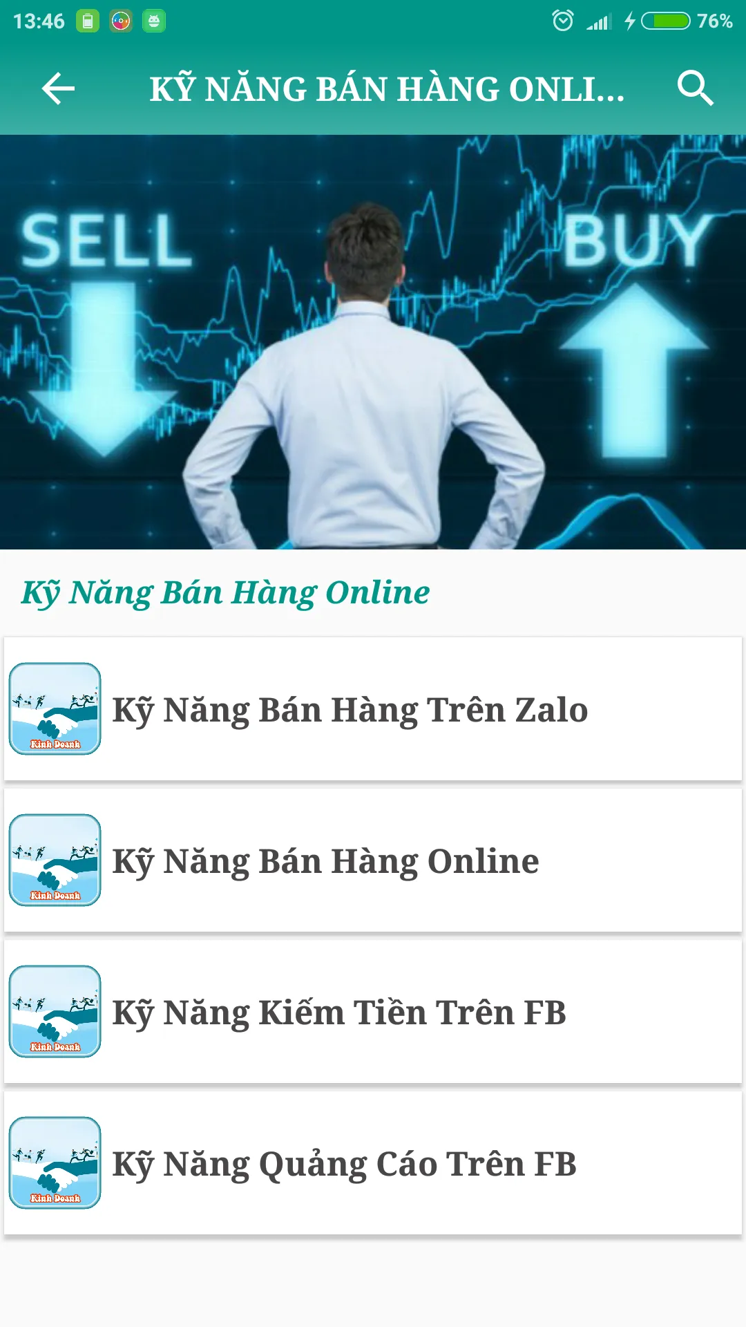 Chiến Lược Kinh Doanh Làm Giàu | Indus Appstore | Screenshot