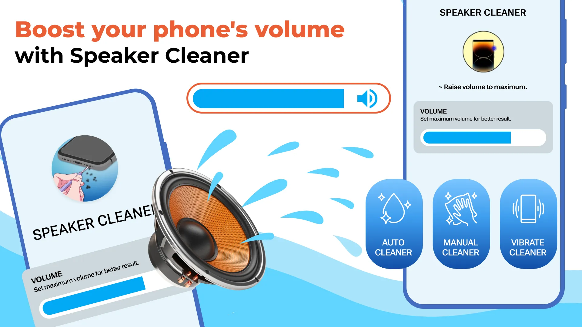 Speaker Cleaner・Volume Booster | Indus Appstore | Screenshot