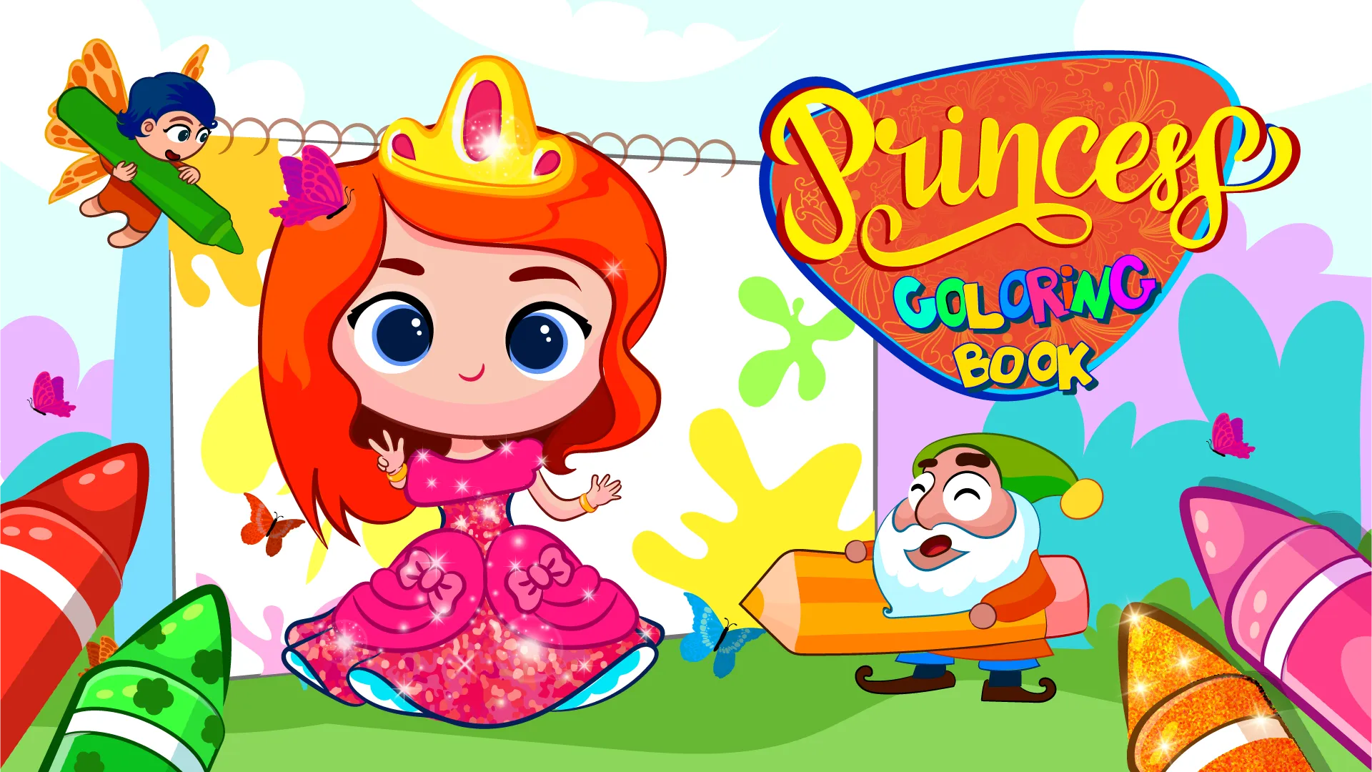 Princess Coloring Book Games | Indus Appstore | Screenshot