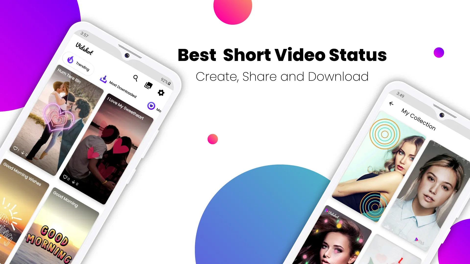 VidShot Video Status Maker App | Indus Appstore | Screenshot