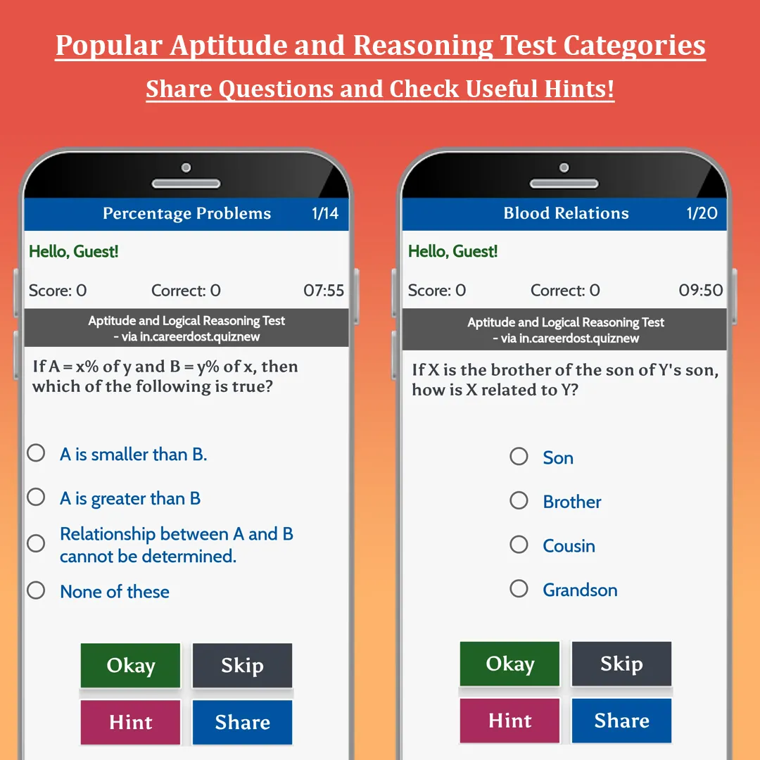 Aptitude & Reasoning Test Prep | Indus Appstore | Screenshot