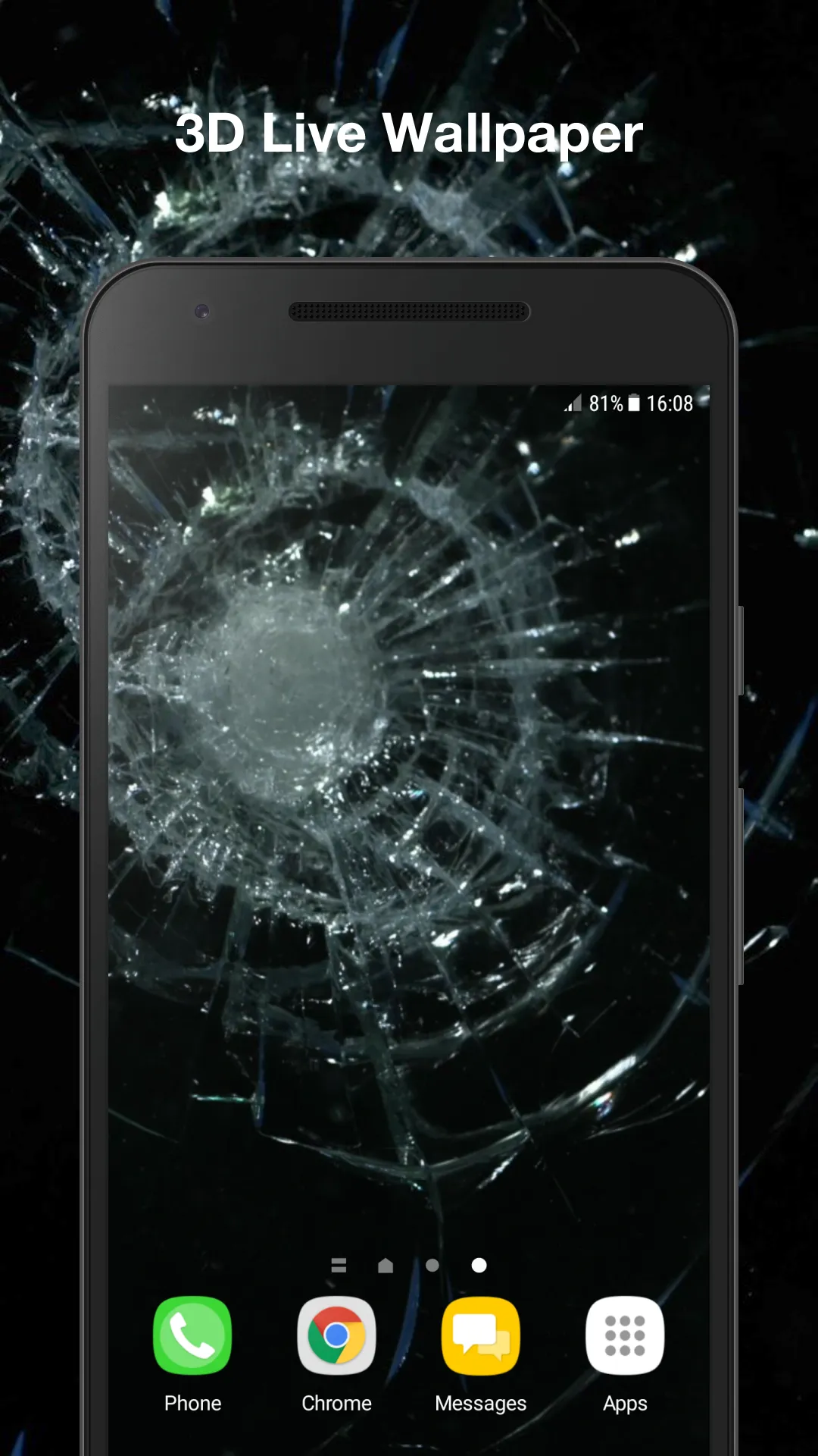 Broken Screen Live Wallpaper | Indus Appstore | Screenshot