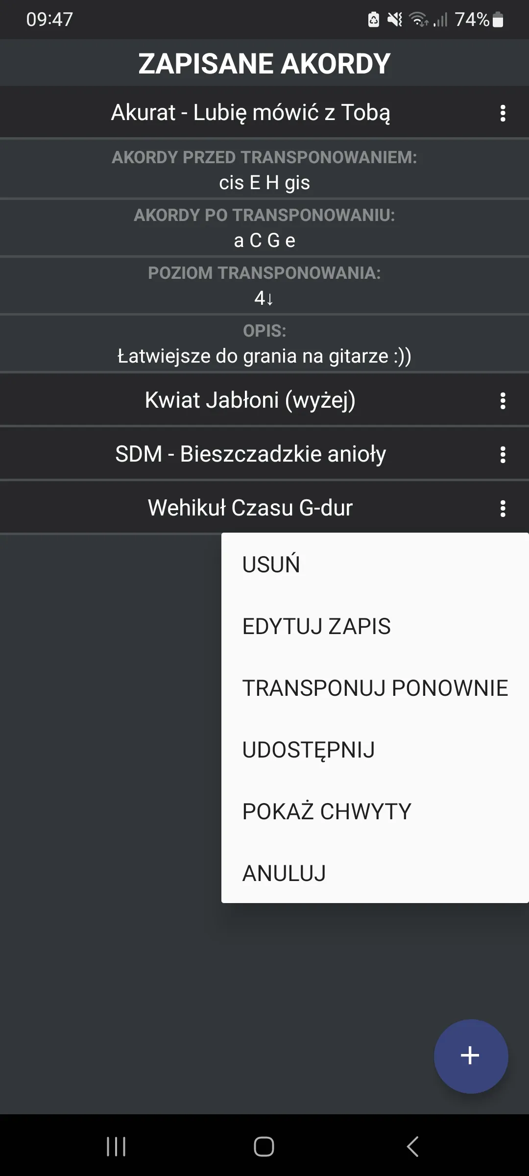 TransUp - transponowanie | Indus Appstore | Screenshot