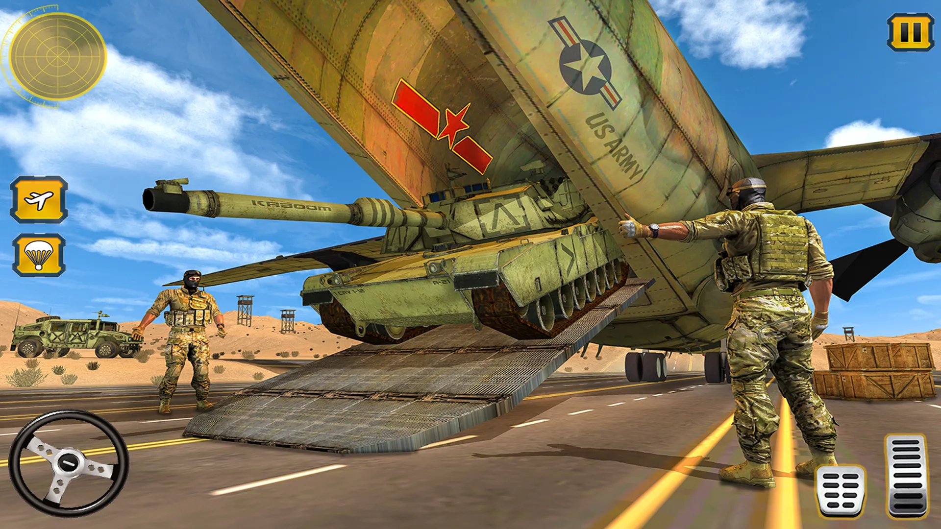 Army Vehicle Transport Plane | Indus Appstore | Screenshot