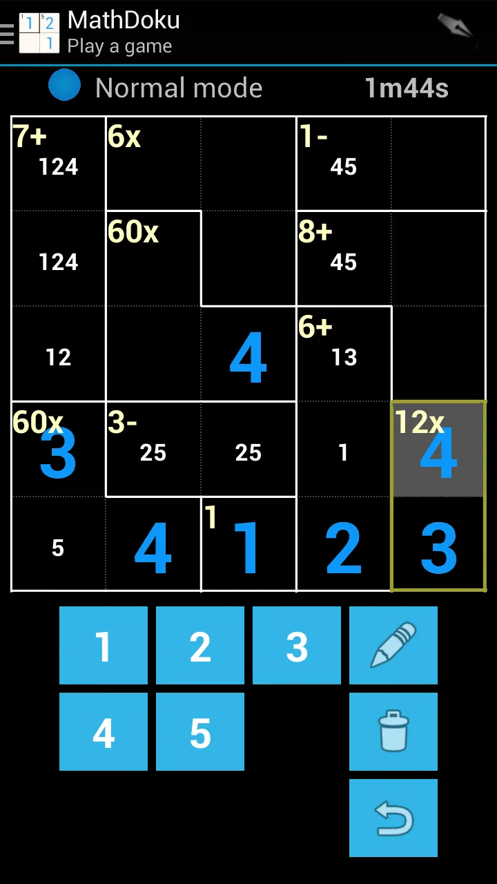 MathDoku | Indus Appstore | Screenshot