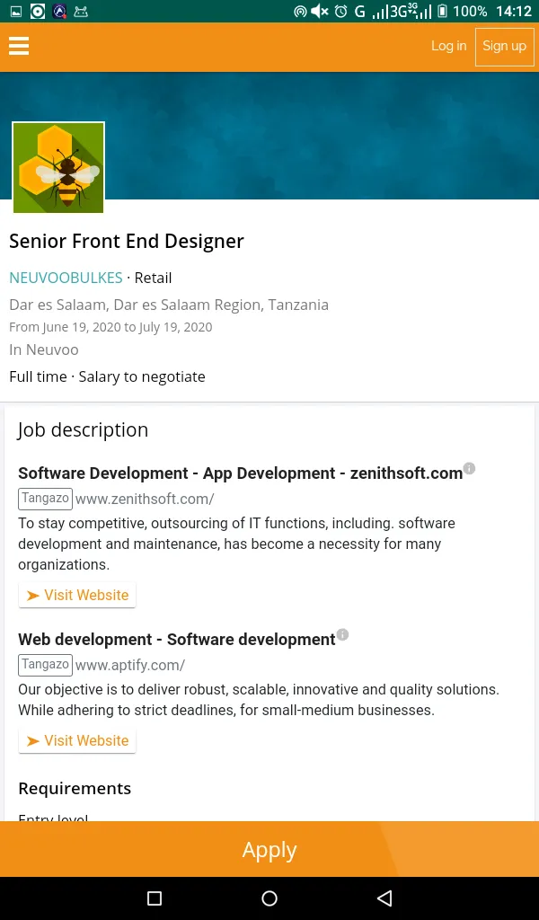 Tanzania Jobs, Ajira Tanzania | Indus Appstore | Screenshot