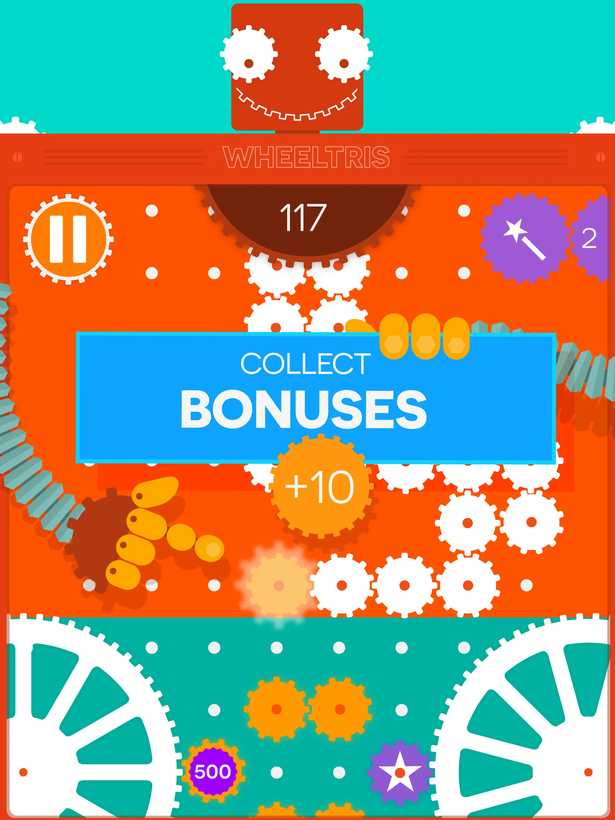 Wheeltris. Original puzzle | Indus Appstore | Screenshot