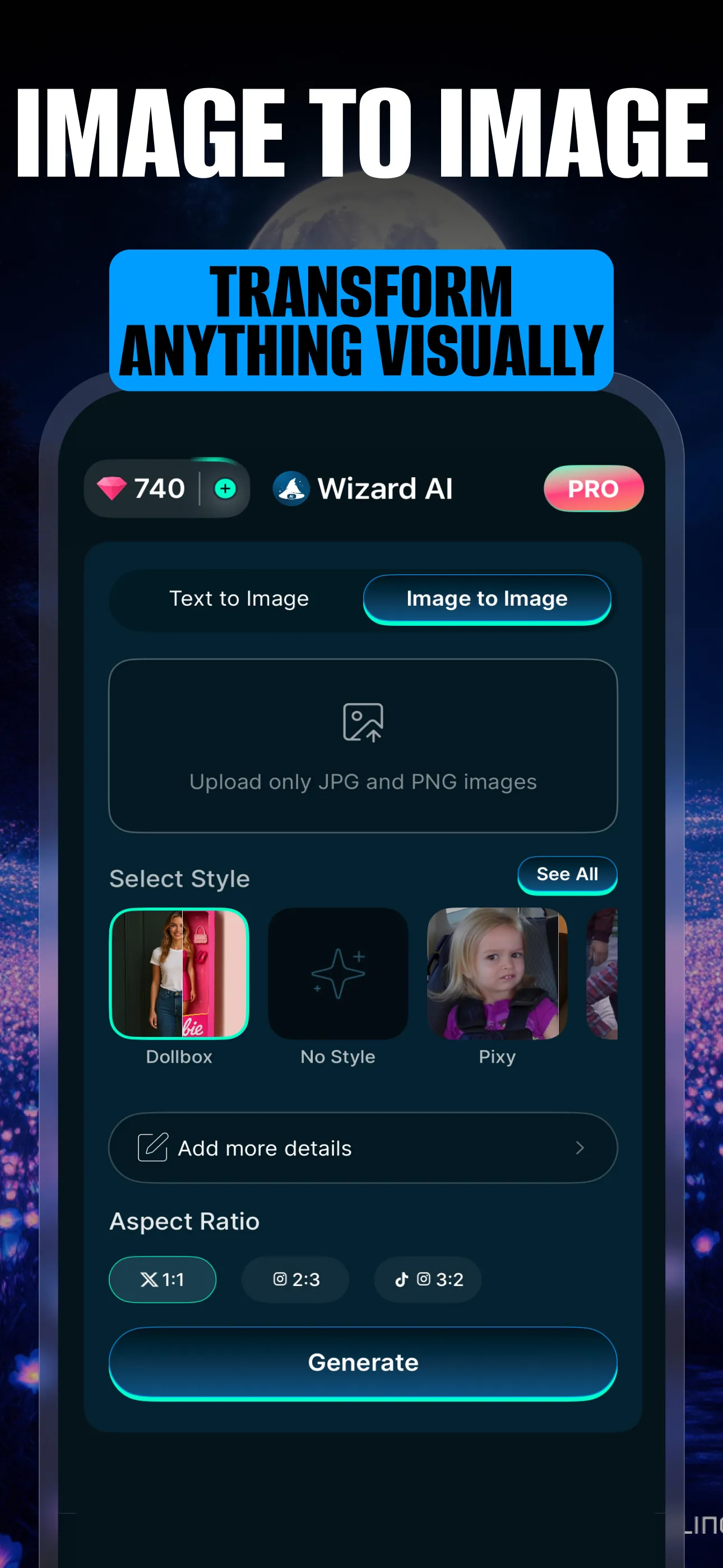 Wizard: AI Photos & AI Filters | Indus Appstore | Screenshot