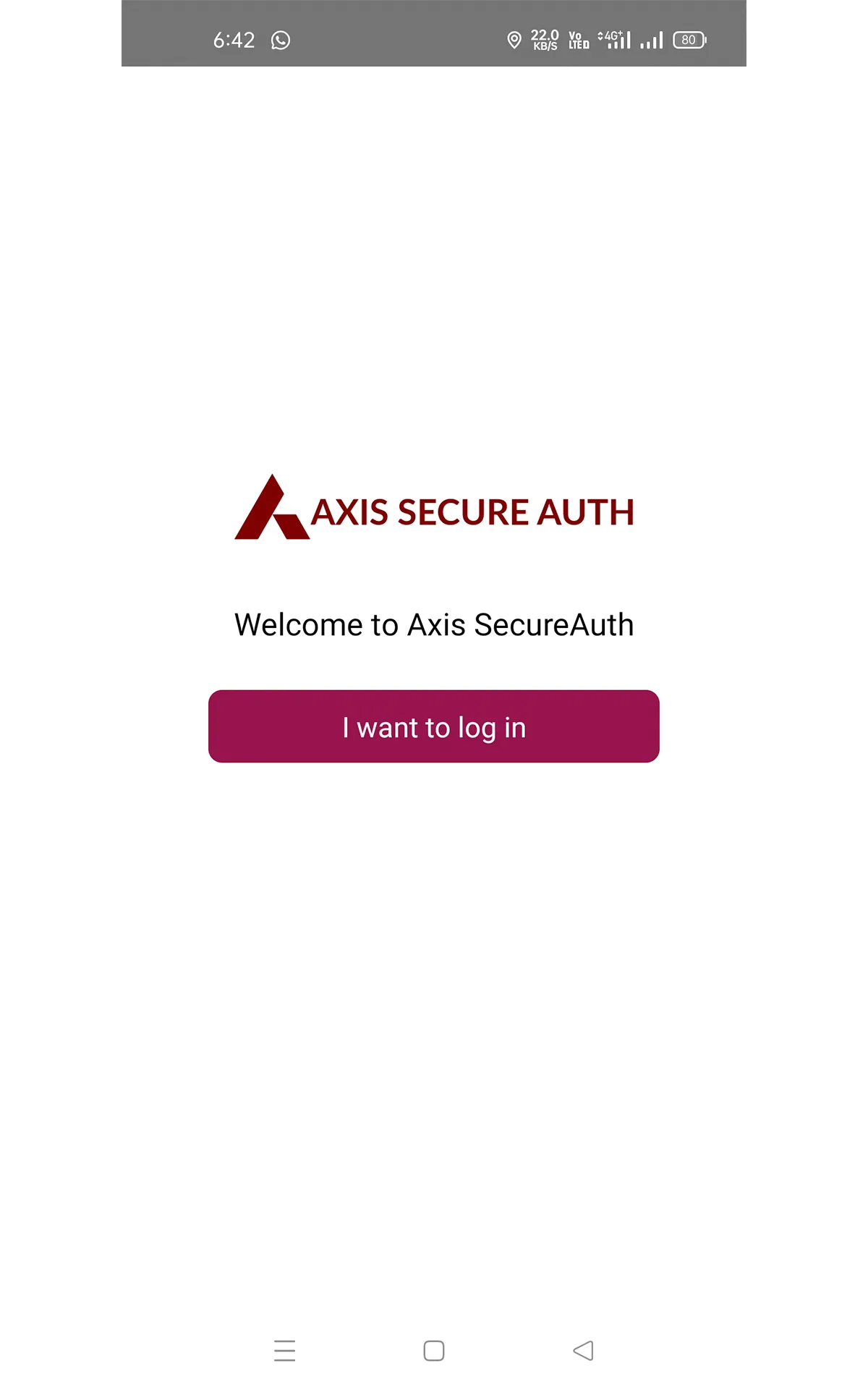Axis SecureAuth | Indus Appstore | Screenshot