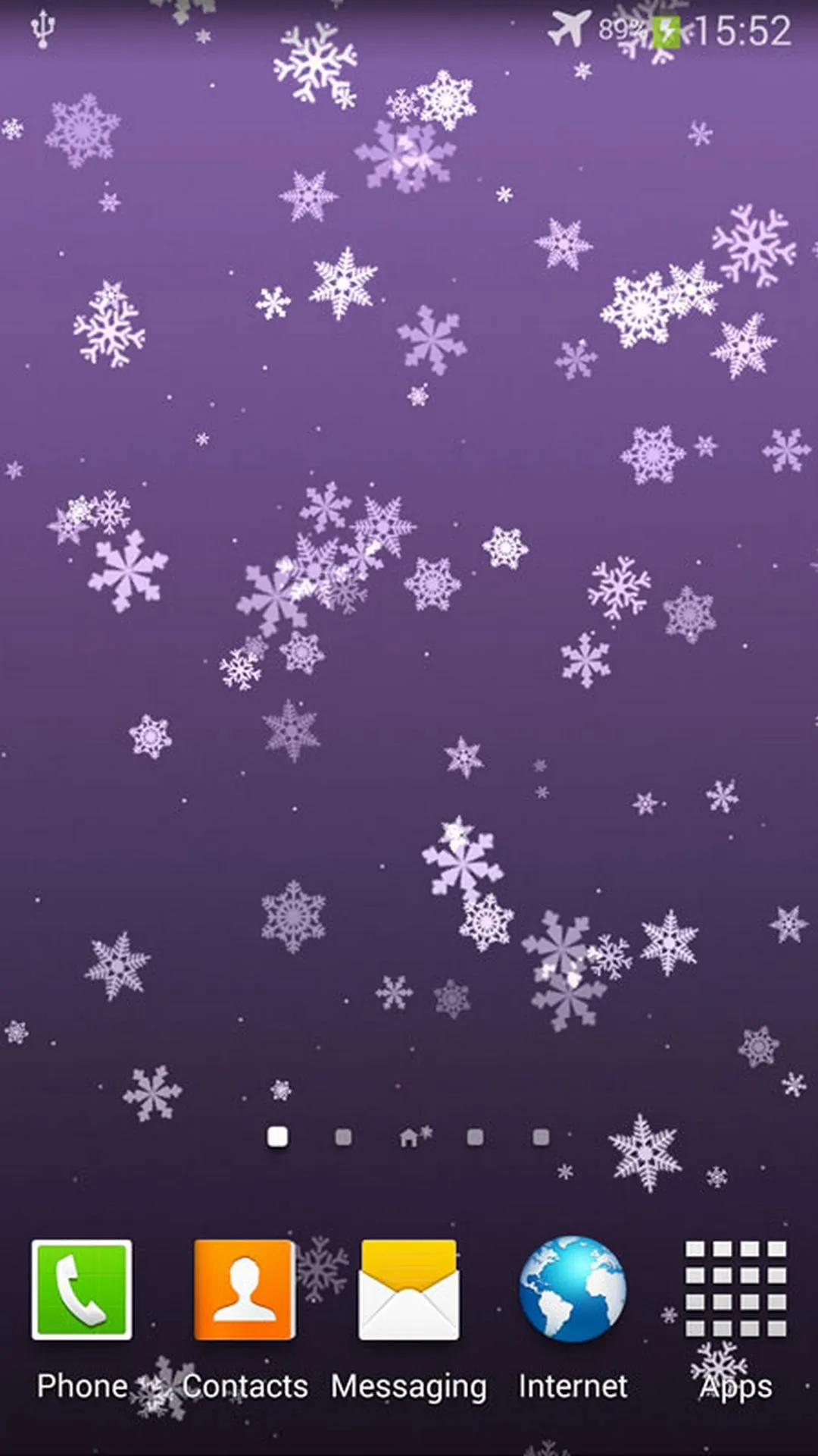 Snowflake Live Wallpaper | Indus Appstore | Screenshot