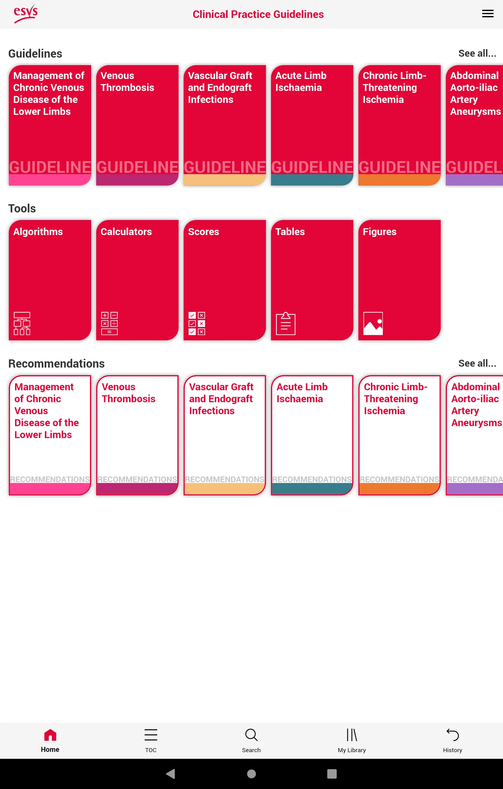 ESVS Clinical Guidelines | Indus Appstore | Screenshot
