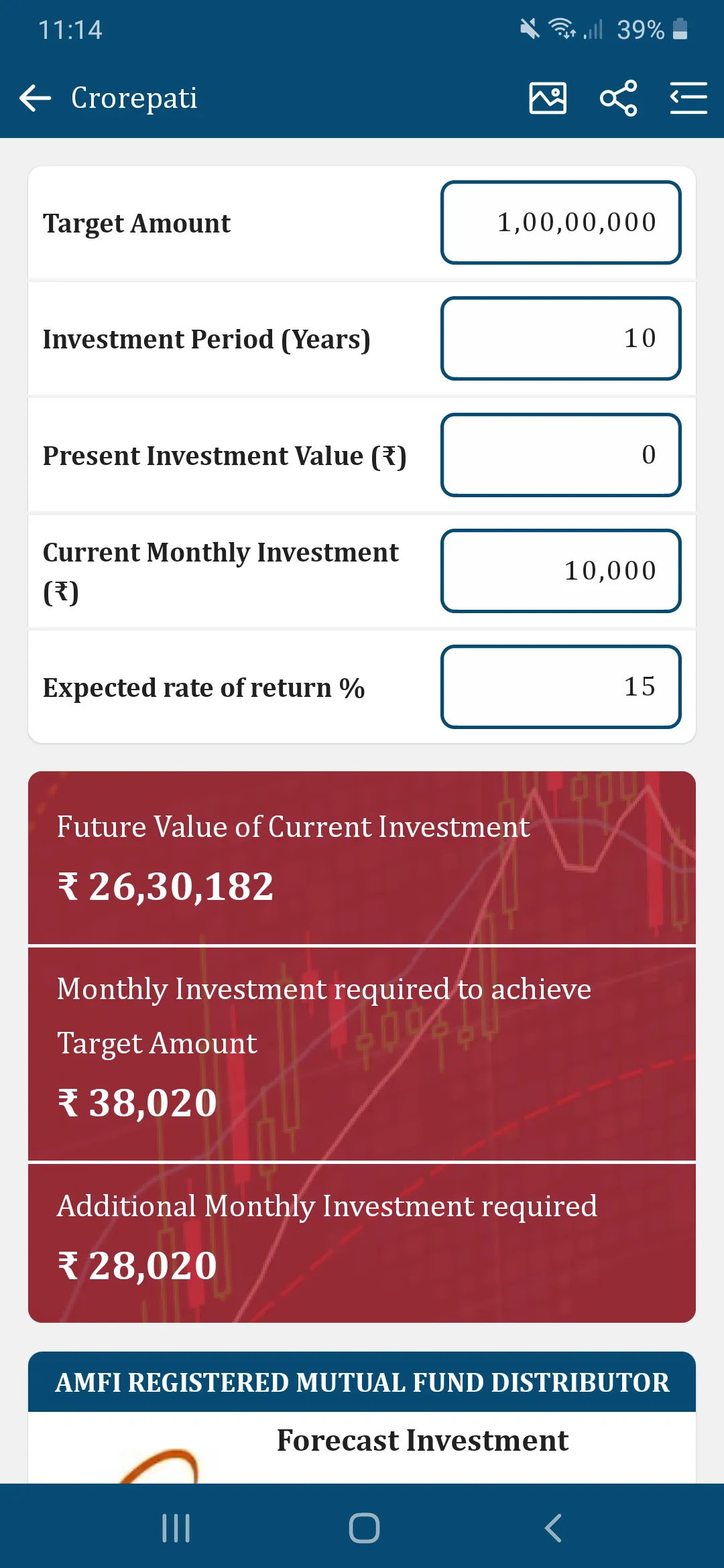 Forecast Investment | Indus Appstore | Screenshot