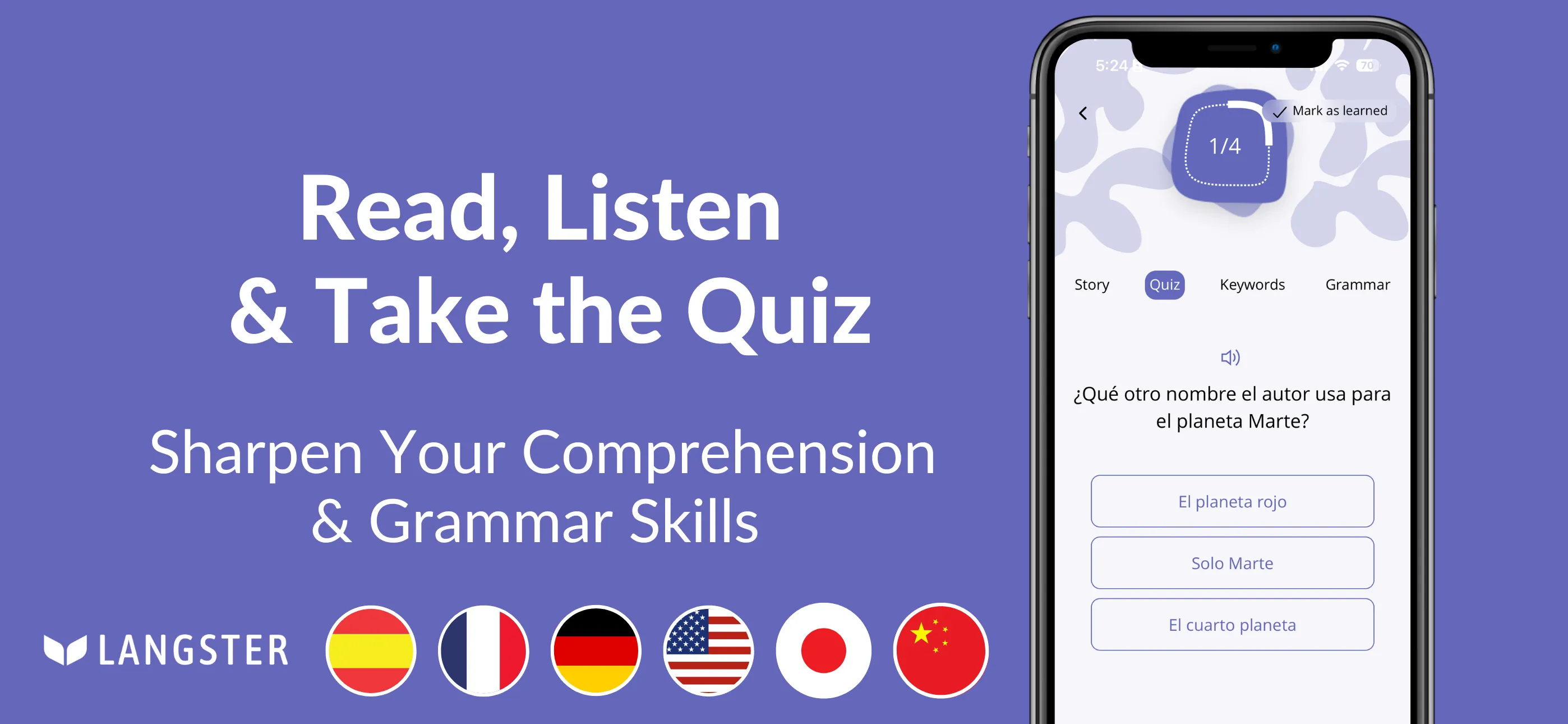 Langster: Language Learning | Indus Appstore | Screenshot