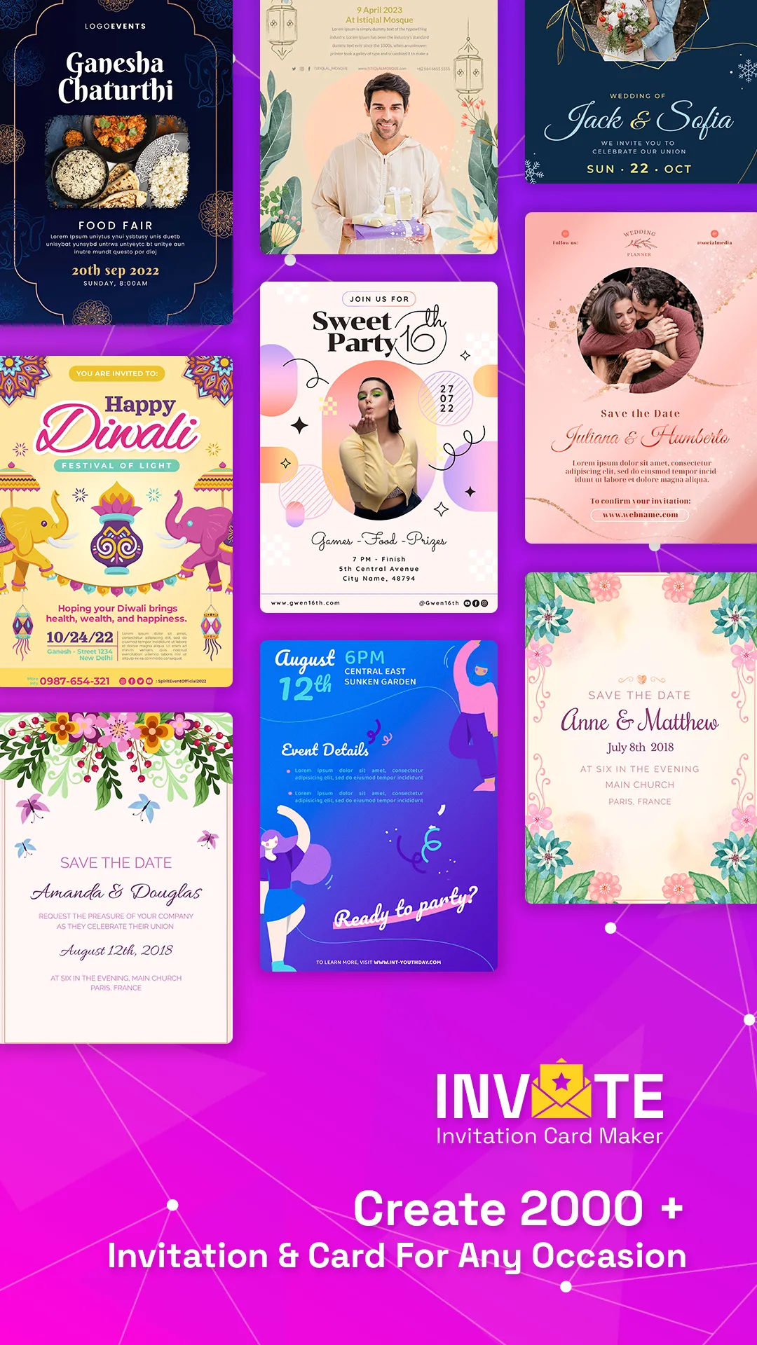 Invitation Card Maker free | Indus Appstore | Screenshot