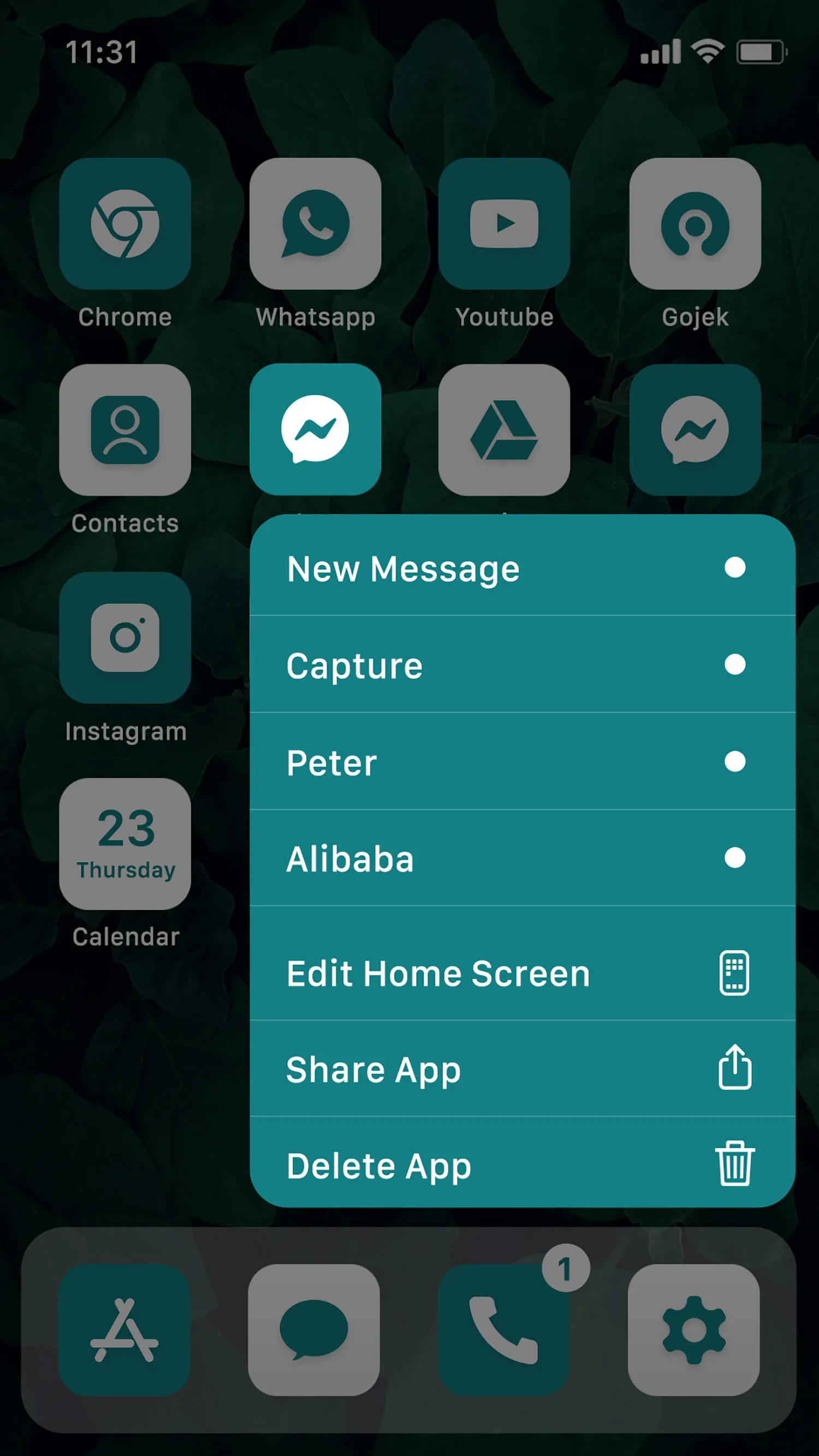 Wow Teal White - Icon Pack | Indus Appstore | Screenshot