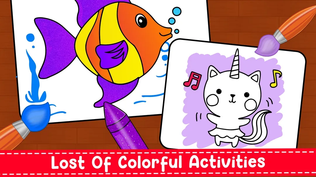 Toddler Coloring Book & Paint | Indus Appstore | Screenshot