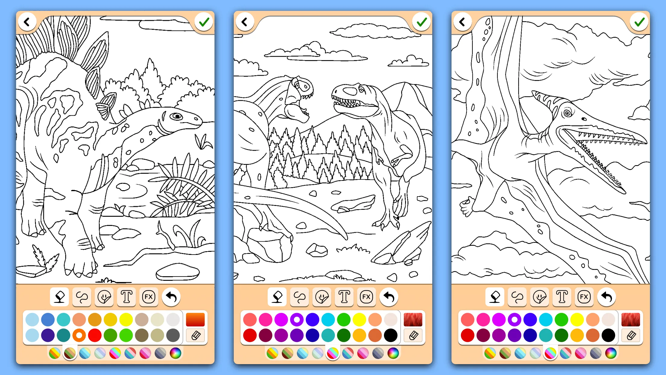 Dino Coloring Game | Indus Appstore | Screenshot