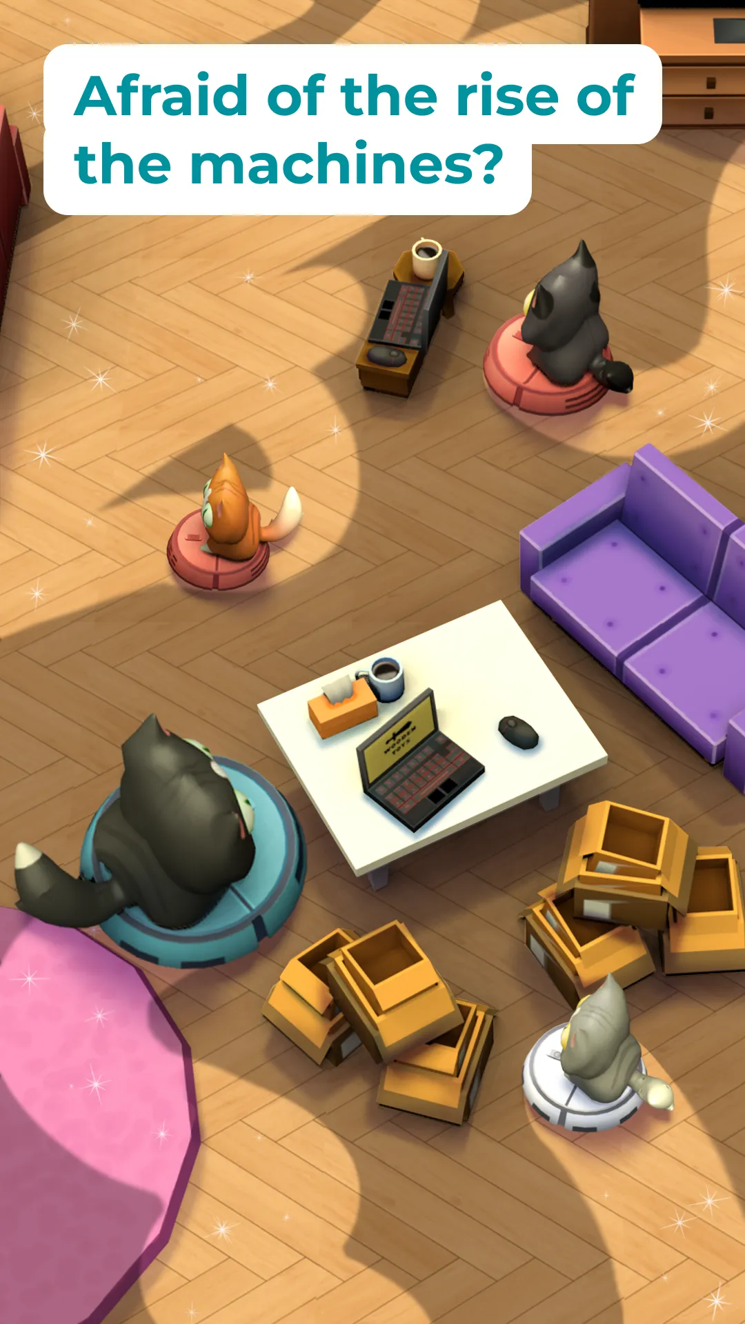 Vacuum cats: battle io games | Indus Appstore | Screenshot