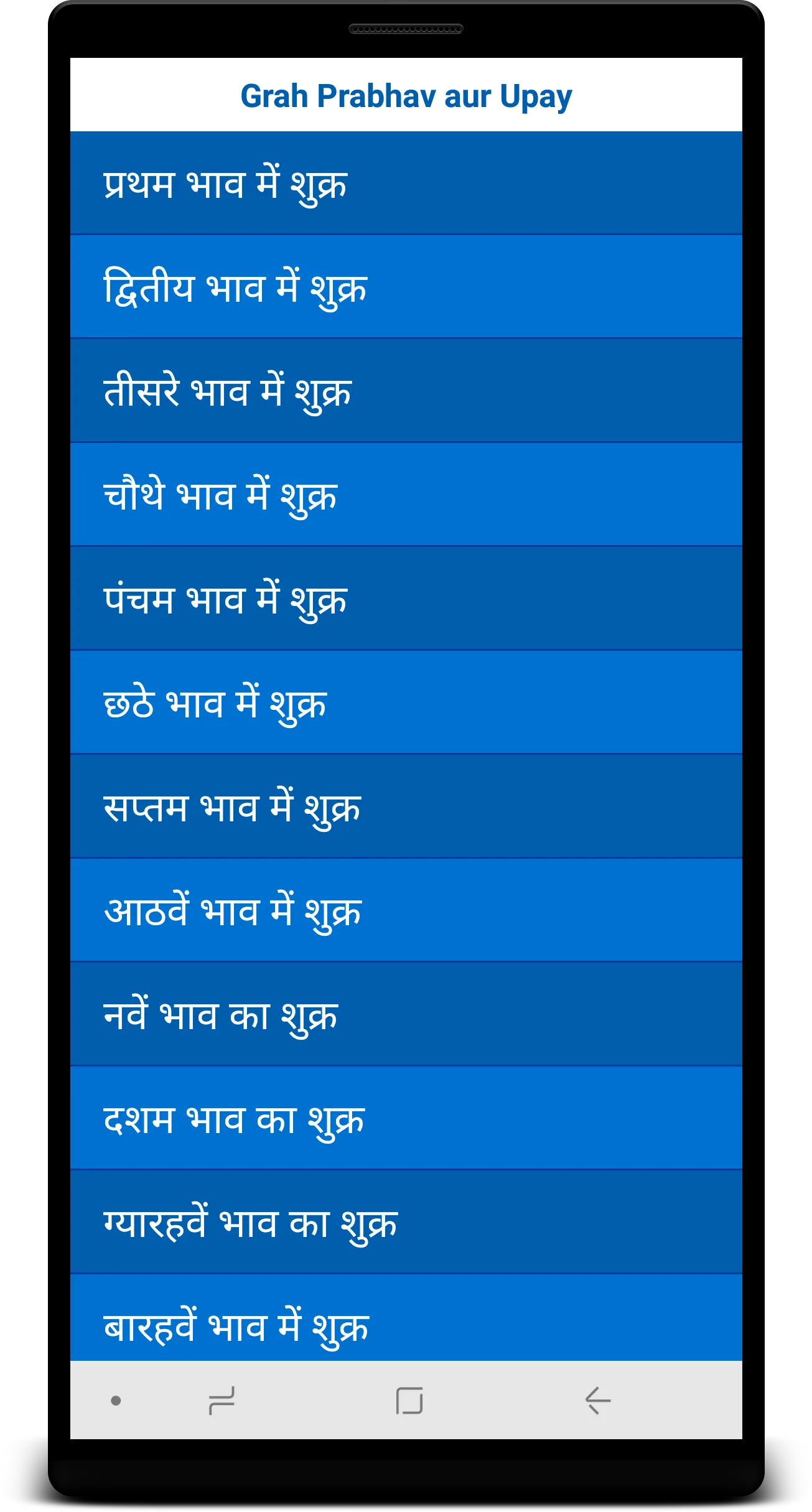 ग्रहों के प्रभाव और उपाय | Indus Appstore | Screenshot