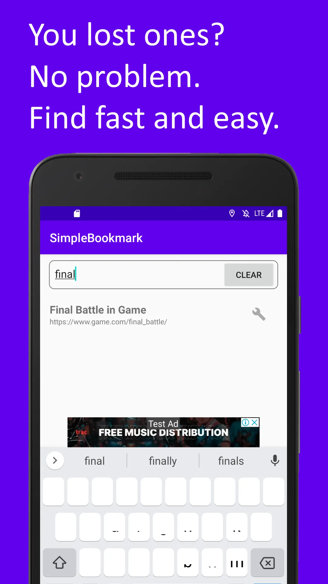 SimpleBookmark | Indus Appstore | Screenshot