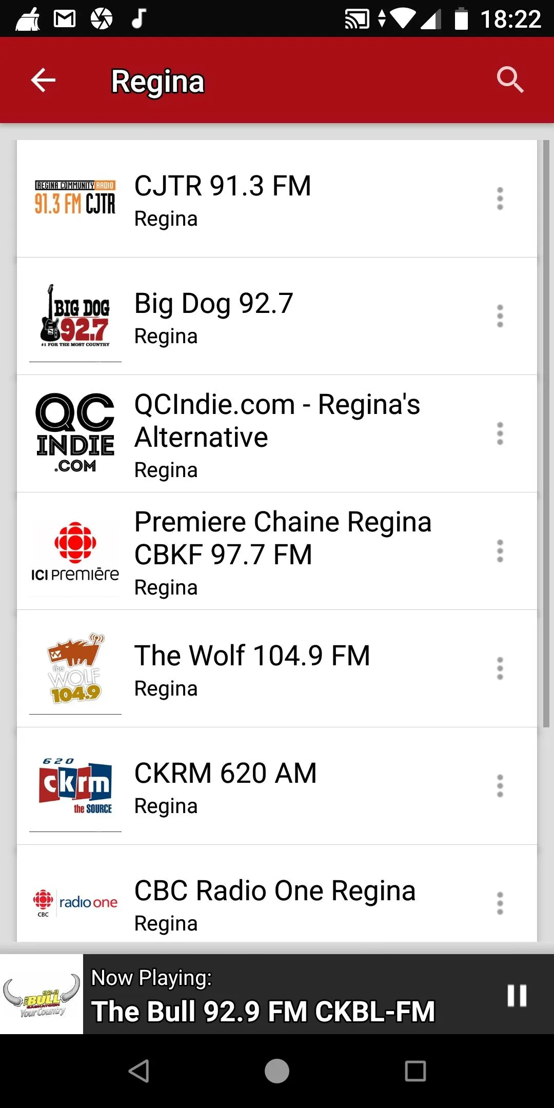 Saskatchewan Radio Stations | Indus Appstore | Screenshot