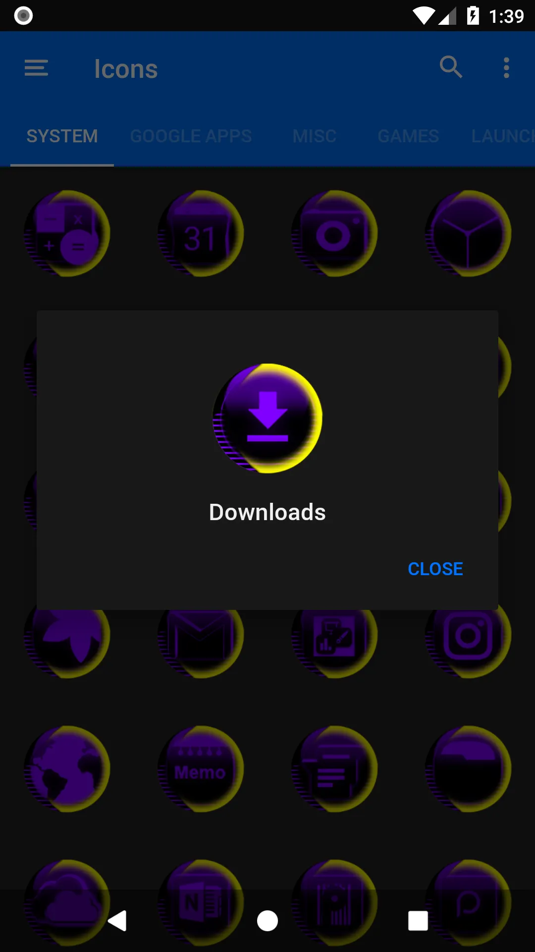 Purple Icon Pack Style 7 | Indus Appstore | Screenshot