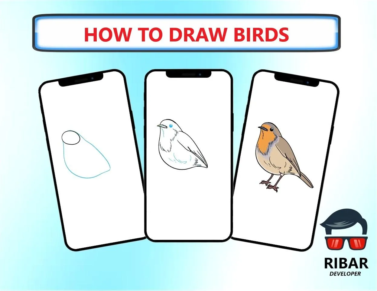 How To Draw Birds | Indus Appstore | Screenshot