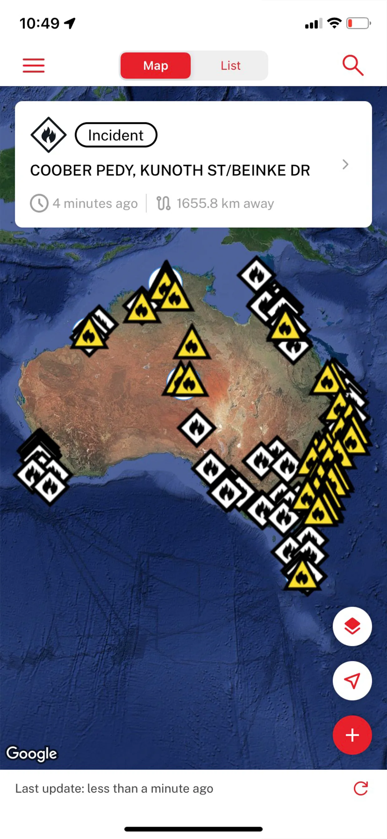 Fires Near Me Australia | Indus Appstore | Screenshot