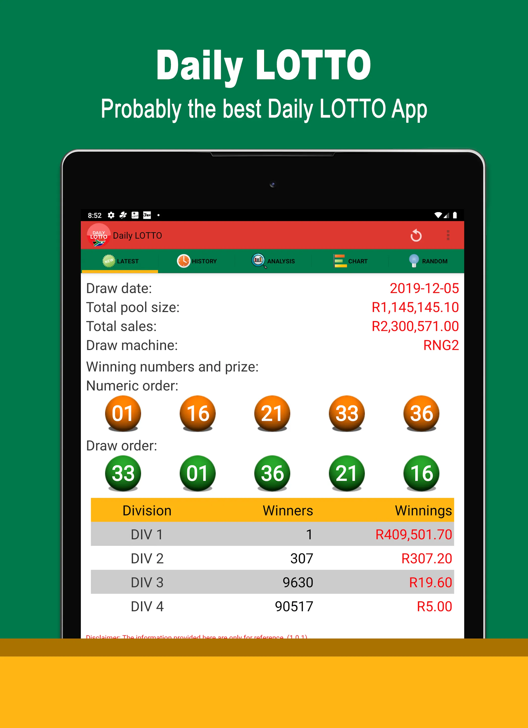 Daily LOTTO Kiosk | Indus Appstore | Screenshot