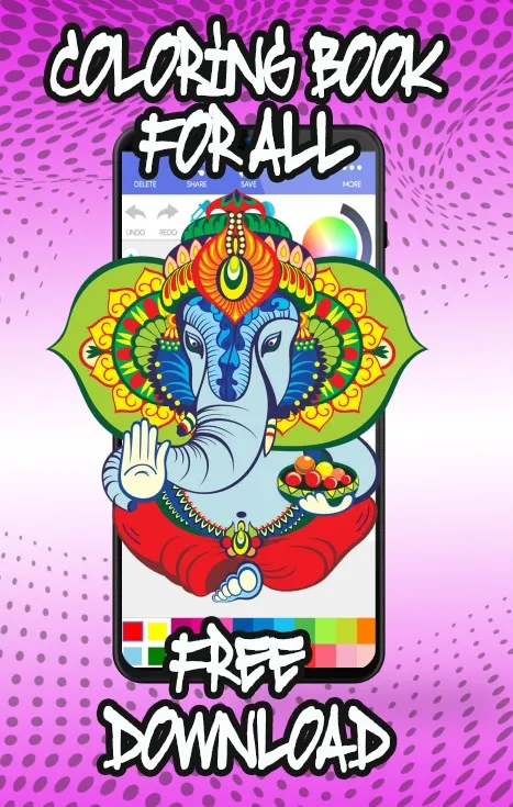 Hindu God - Coloring Book | Indus Appstore | Screenshot