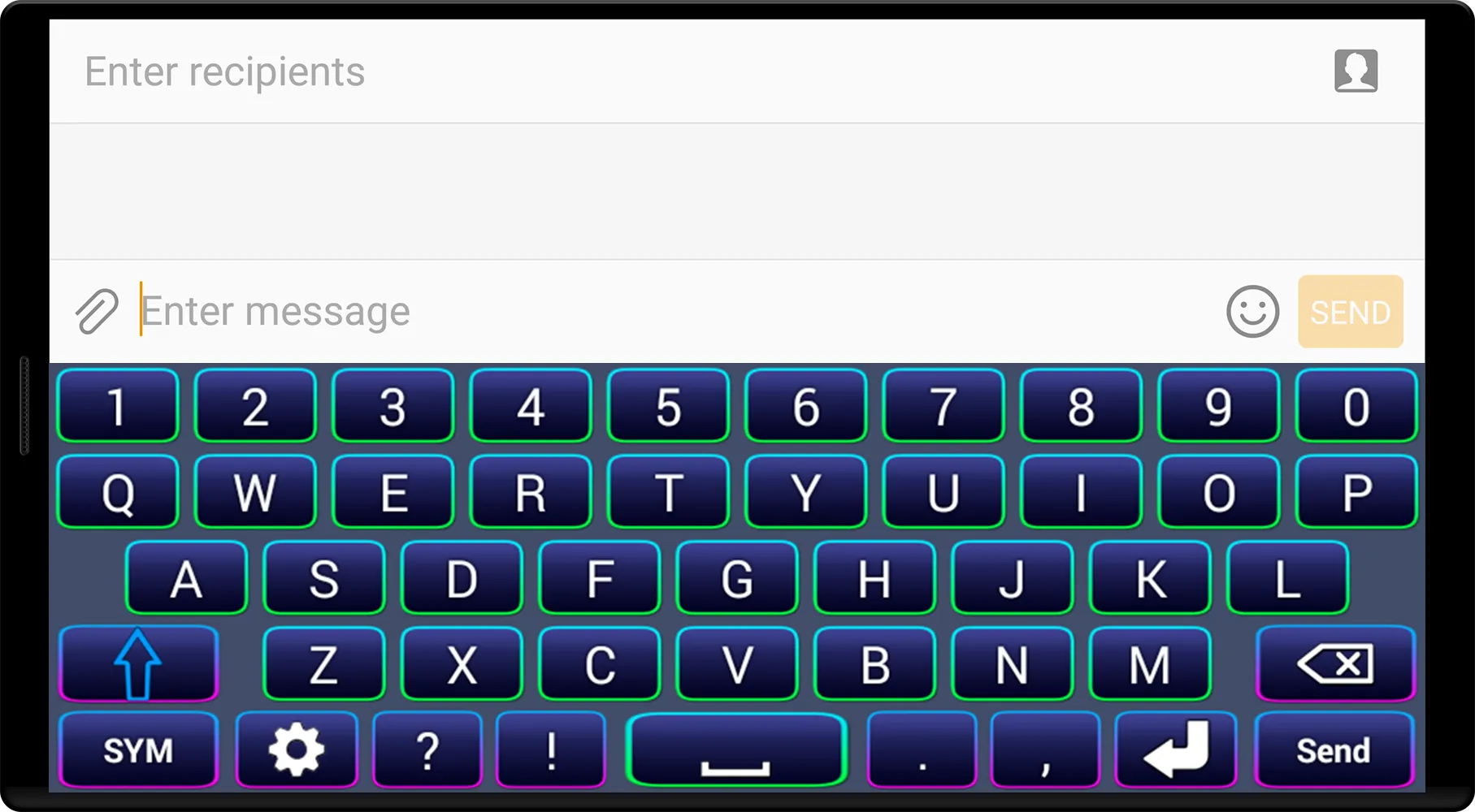 Neon Keyboard | Indus Appstore | Screenshot