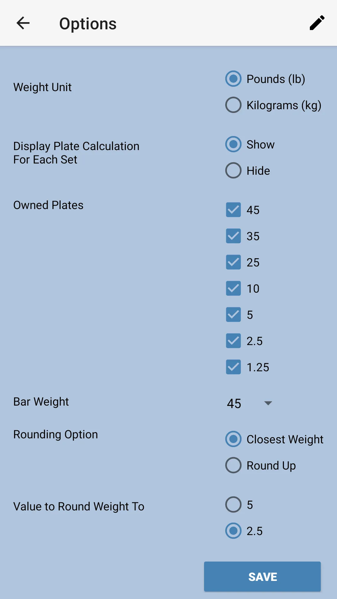 Fast 5/3/1 Workout Calculator | Indus Appstore | Screenshot