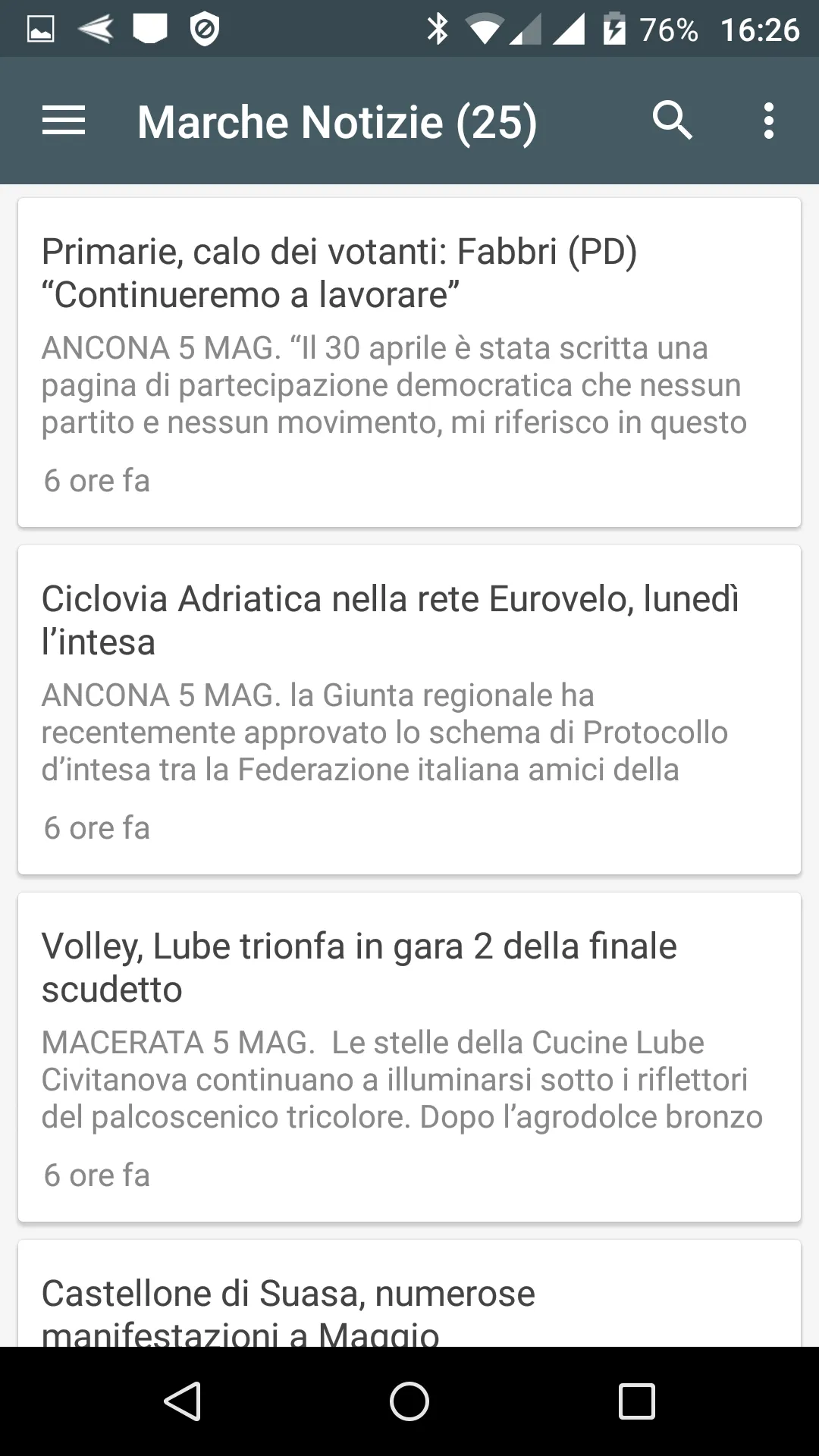 Marche notizie locali | Indus Appstore | Screenshot