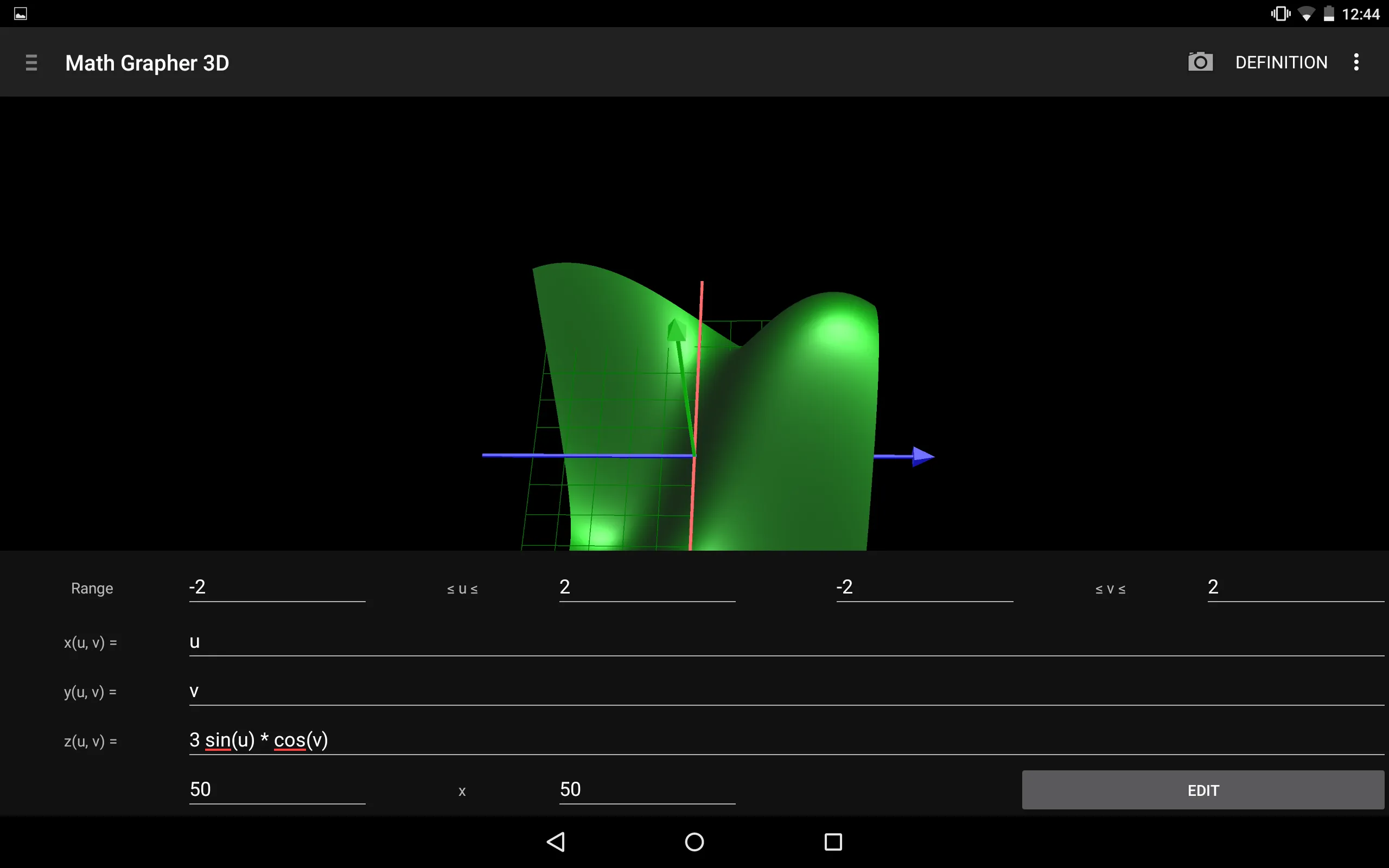 Math Grapher 3D | Indus Appstore | Screenshot